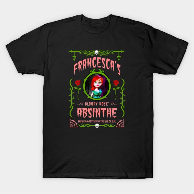 ABSINTHE MONSTERS 15 (FRANCESCA) T-Shirt by GardenOfNightmares